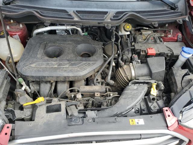 MAJ6P1UL6JC201293 - 2018 FORD ECOSPORT SE 勃艮第红 照片 11