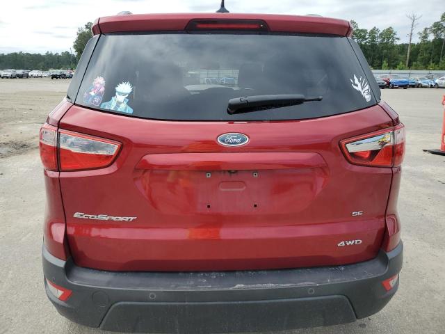 MAJ6P1UL6JC201293 - 2018 FORD ECOSPORT SE 勃艮第红 照片 6