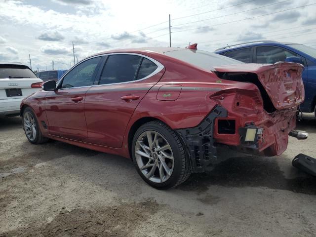 KMTG34TA8NU089125 - 2022 GENESIS G70 BASE RED photo 2