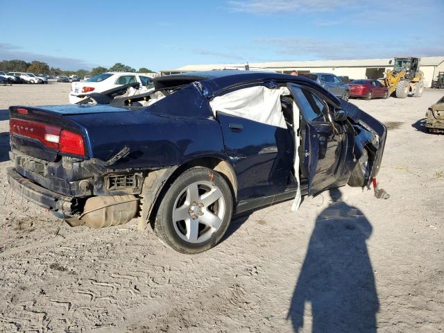 2C3CDXAT8CH180562 - 2012 DODGE CHARGER POLICE BLUE photo 3