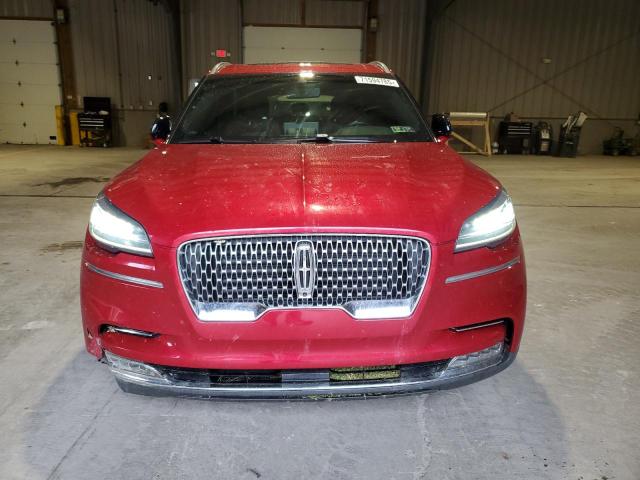 5LM5J7XC1LGL28964 - 2020 LINCOLN AVIATOR RESERVE წითელი ფოტო 5