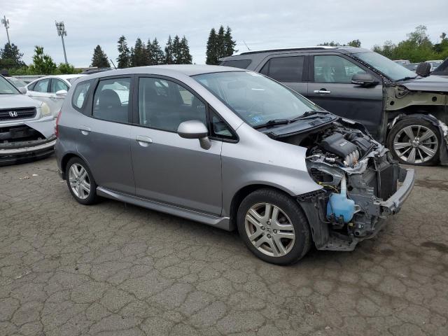 JHMGD37637S062780 - 2007 HONDA FIT S 银色 照片 4