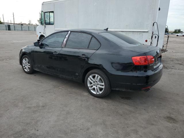 3VWDX7AJ4BM109846 - 2011 VOLKSWAGEN JETTA SE BLACK photo 2