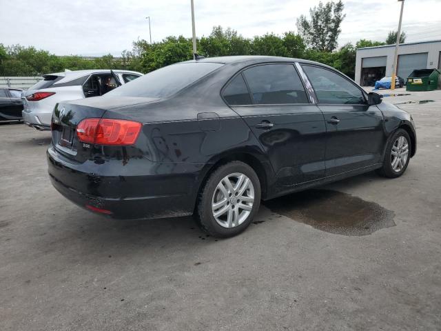 3VWDX7AJ4BM109846 - 2011 VOLKSWAGEN JETTA SE BLACK photo 3