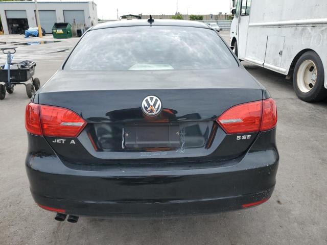 3VWDX7AJ4BM109846 - 2011 VOLKSWAGEN JETTA SE BLACK photo 6