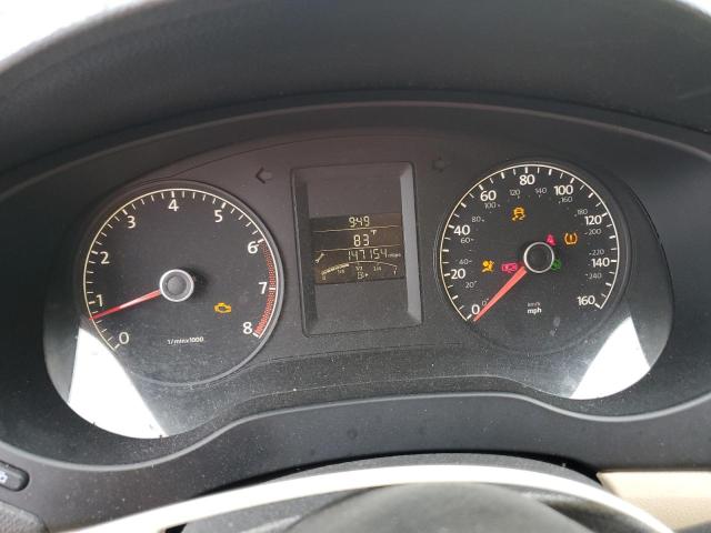 3VWDX7AJ4BM109846 - 2011 VOLKSWAGEN JETTA SE BLACK photo 9