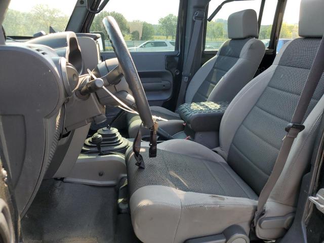 1J4GA39177L167919 - 2007 JEEP WRANGLER X BLACK photo 7