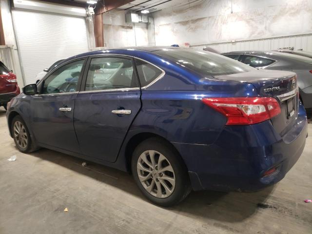 3N1AB7AP6KY422126 - 2019 NISSAN SENTRA S BLUE photo 2