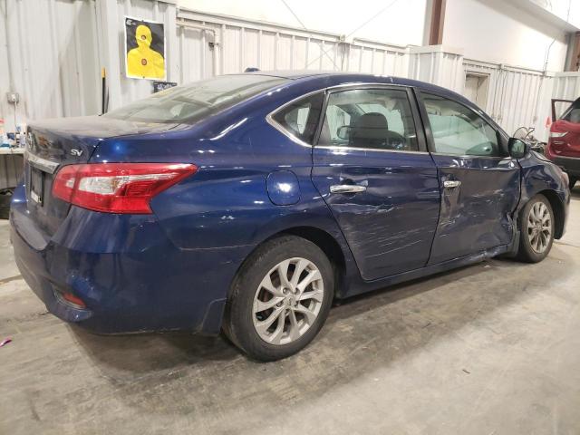 3N1AB7AP6KY422126 - 2019 NISSAN SENTRA S BLUE photo 3