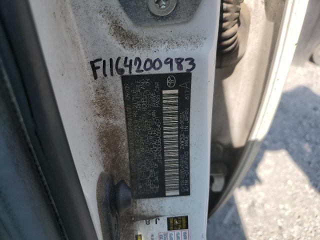 JTDKN3DU6A0064571 - 2010 TOYOTA PRIUS თეთრი ფოტო 13