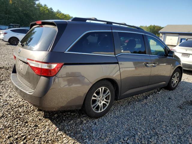 5FNRL5H6XBB079850 - 2011 HONDA ODYSSEY EXL GRAY photo 3