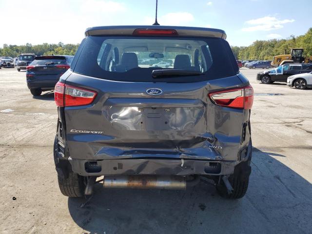 MAJ6S3FL7LC370040 - 2020 FORD ECOSPORT S ნაცრისფერი ფოტო 6