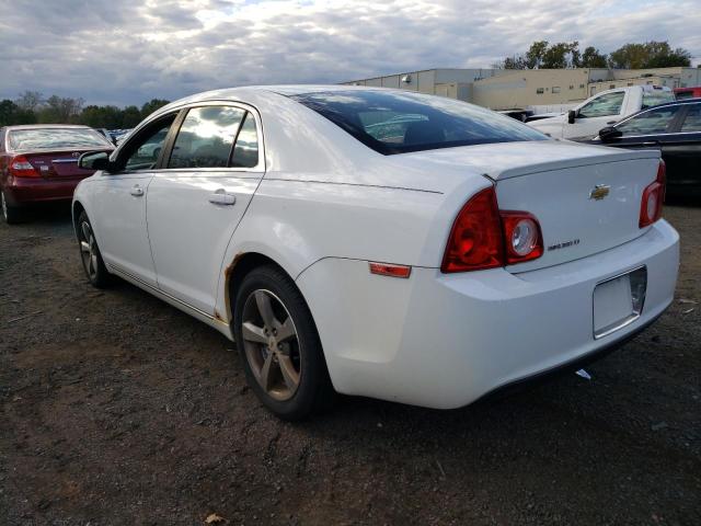 1G1ZC5E15BF367529 - 2011 CHEVROLET MALIBU 1LT WHITE photo 2