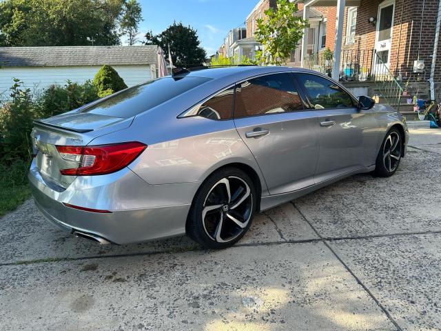 1HGCV1F38MA118613 - 2021 HONDA ACCORD SPORT GRAY photo 4