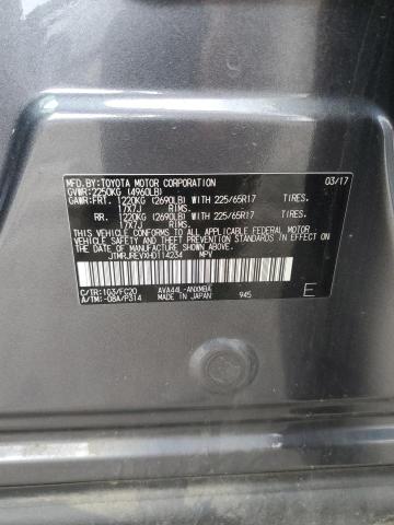 JTMRJREVXHD114234 - 2017 TOYOTA RAV4 HV LE SILVER photo 14