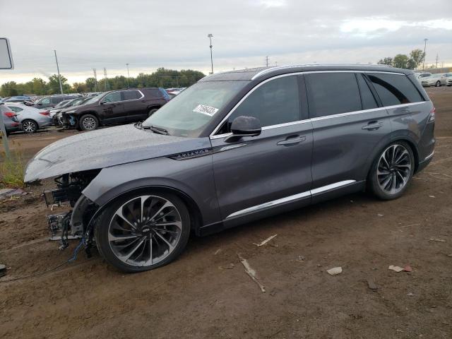 5LM5J7XC6MGL04189 - 2021 LINCOLN AVIATOR RESERVE GRAY photo 1