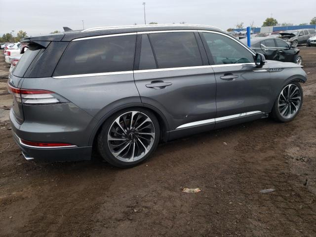 5LM5J7XC6MGL04189 - 2021 LINCOLN AVIATOR RESERVE GRAY photo 3