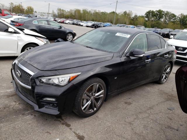 JN1BV7AR2FM416314 - 2015 INFINITI Q50 BASE BLACK photo 1