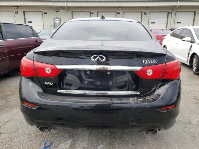 JN1BV7AR2FM416314 - 2015 INFINITI Q50 BASE BLACK photo 6