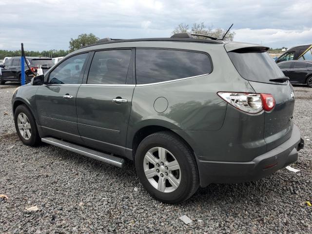 1GNKRGED2BJ373127 - 2011 CHEVROLET TRAVERSE LT رمادي صورة 2