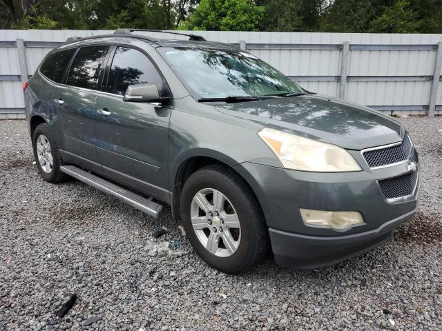 1GNKRGED2BJ373127 - 2011 CHEVROLET TRAVERSE LT رمادي صورة 4