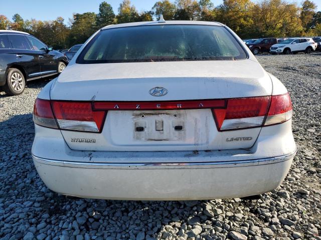 KMHFC46F99A380916 - 2009 HYUNDAI AZERA SE WHITE photo 6