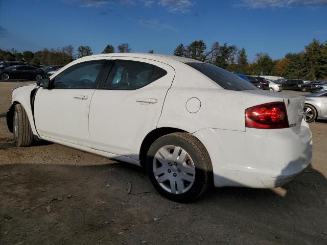 1C3CDZAB6EN200143 - 2014 DODGE AVENGER SE WHITE photo 2