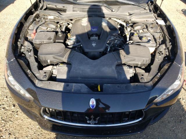 ZAM57RTA2G1190782 - 2016 MASERATI GHIBLI S BLACK photo 11