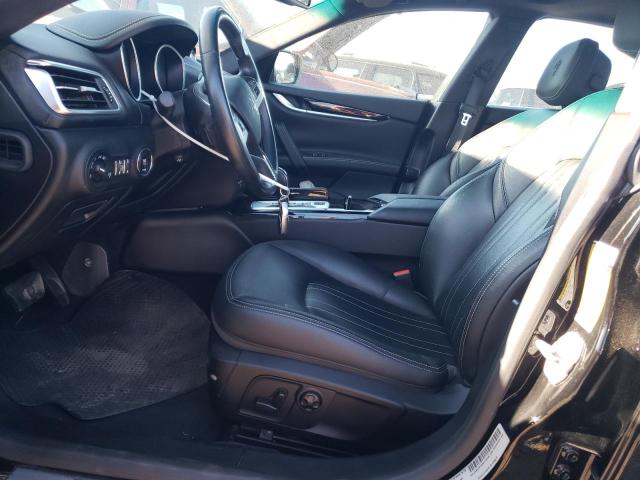 ZAM57RTA2G1190782 - 2016 MASERATI GHIBLI S BLACK photo 7