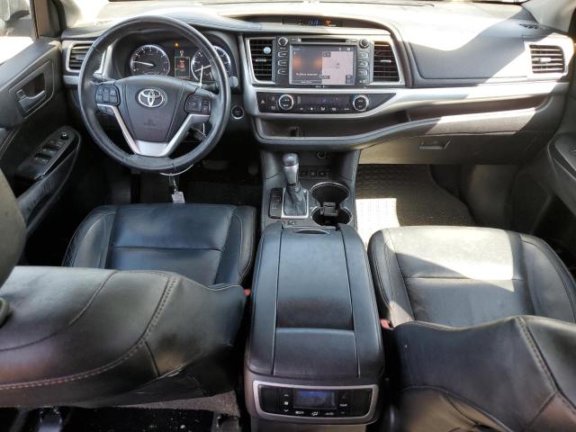 5TDJKRFH9ES017898 - 2014 TOYOTA HIGHLANDER XLE Gris foto 8