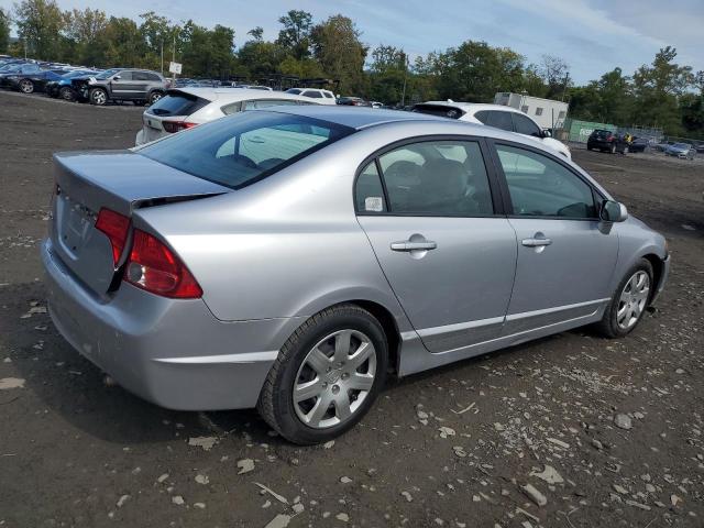 2HGFA16548H311696 - 2008 HONDA CIVIC LX SILVER photo 3