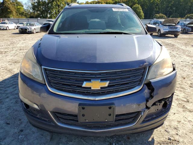 1GNKRFED9EJ315787 - 2014 CHEVROLET TRAVERSE LS BLUE photo 5