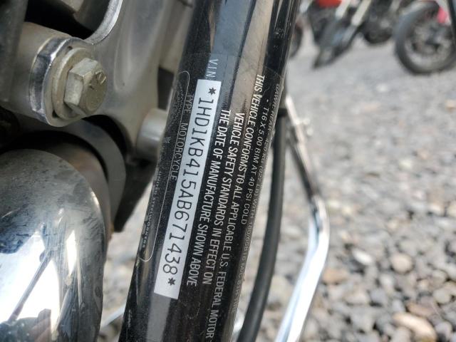 1HD1KB415AB671438 - 2010 HARLEY-DAVIDSON FLHX BLACK photo 8