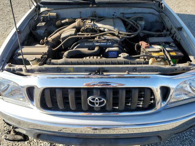 5TESN92N54Z345389 - 2004 TOYOTA TACOMA XTRACAB PRERUNNER Сріблястий фото 11