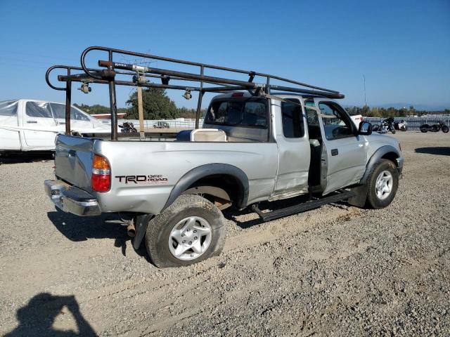 5TESN92N54Z345389 - 2004 TOYOTA TACOMA XTRACAB PRERUNNER Сріблястий фото 3