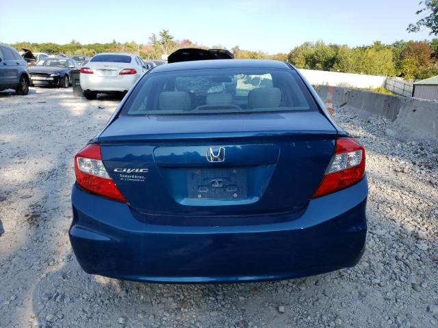 2HGFB2E56CH550566 - 2012 HONDA CIVIC LX BLUE photo 6