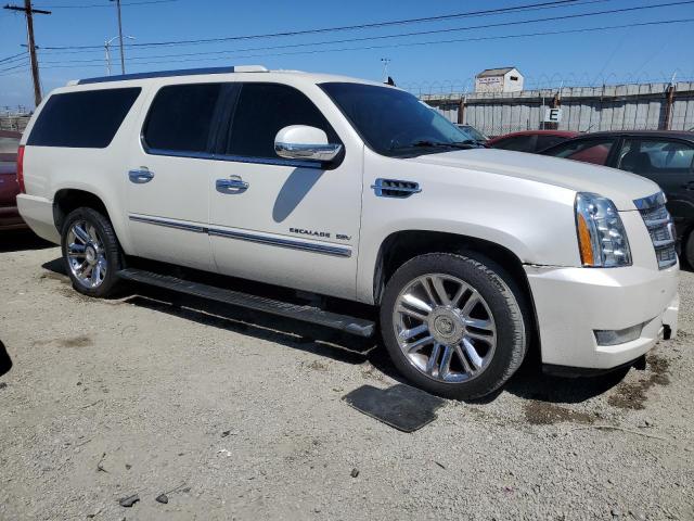 1GYS3KEF5ER164480 - 2014 CADILLAC ESCALADE ESV PLATINUM WHITE photo 4