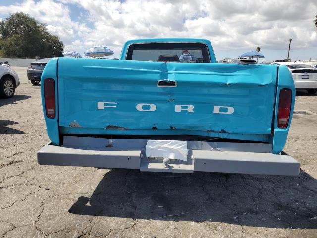 F15BRY70443 - 1977 FORD F150 BLUE photo 6