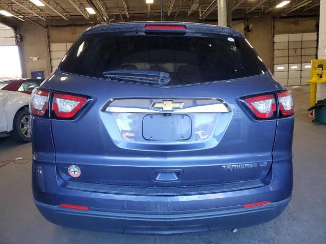 1GNKRFED9EJ276019 - 2014 CHEVROLET TRAVERSE LS BLUE photo 6