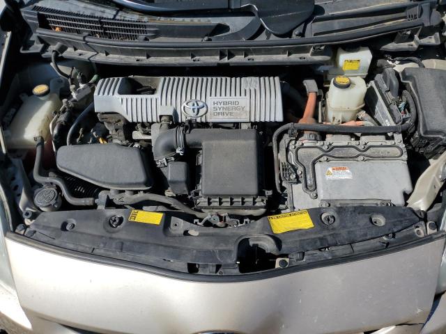 JTDKN3DU7A0075160 - 2010 TOYOTA PRIUS BEIGE photo 11