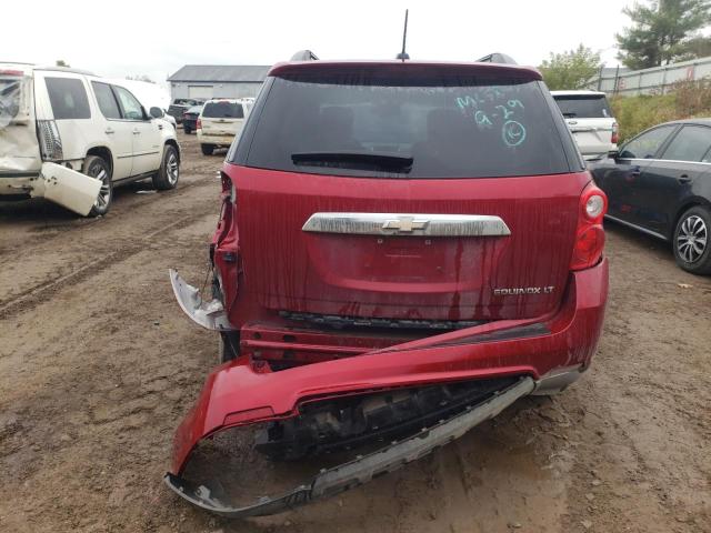 2GNALBEK4F1164132 - 2015 CHEVROLET EQUINOX LT RED photo 6