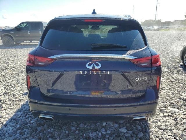 3PCAJ5BB4MF115415 - 2021 INFINITI QX50 LUXE BLUE photo 6