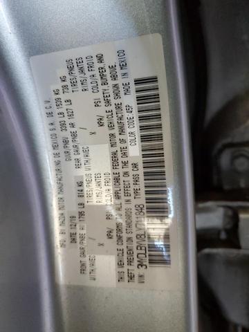 3MYDLBYV8LY711848 - 2020 TOYOTA YARIS L SILVER photo 12