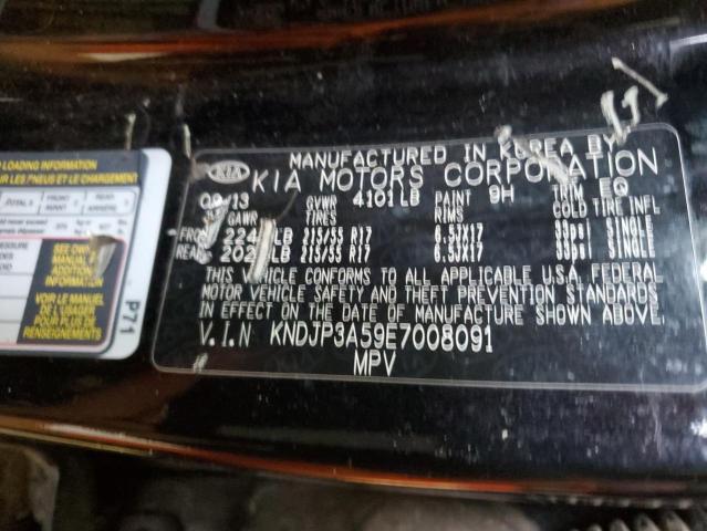 KNDJP3A59E7008091 - 2014 KIA SOUL + BLACK photo 13