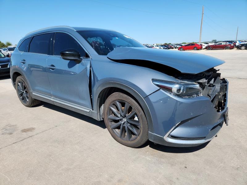 JM3TCBDY3M0521727 - 2021 MAZDA CX-9 GRAND TOURING GRAY photo 4
