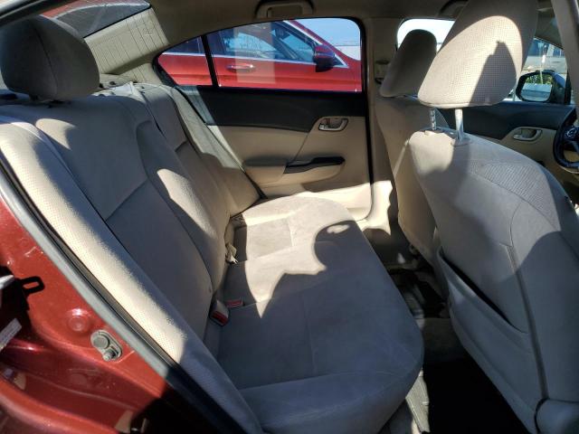 19XFB2F56CE023474 - 2012 HONDA CIVIC LX برغندي صورة 10