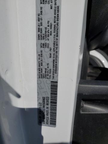 3C6LRVDG7ME508963 - 2021 RAM PROMASTER 2500 HIGH WHITE photo 14