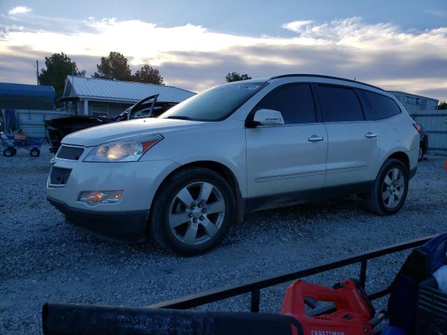 1GNKRLED7BJ354047 - 2011 CHEVROLET TRAVERSE LTZ WHITE photo 1