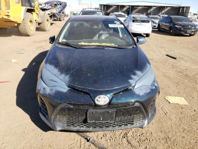 5YFBURHE7HP678179 - 2017 TOYOTA COROLLA L BLUE photo 5