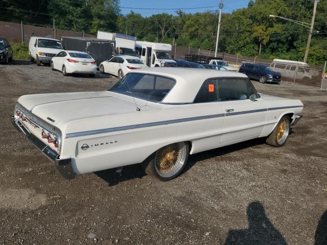 41447F251462 - 1964 CHEVROLET IMPALA  SS WHITE photo 3